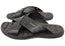 Pegada Perry Mens Comfortable Leather Slides Sandals Made In Brazil