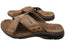 Pegada Hobbs Mens Comfortable Leather Slides Sandals Made In Brazil