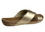 Andacco Hilly Womens Comfort Flat Leather Slide Sandals Made In Brazil