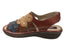 J Gean Orchid Womens Comfortable Leather Sandals Made In Brazil