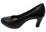 Tamaris Angela Womens Platform Leather Court Shoes Heels