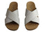 Andacco Hilly Womens Comfort Flat Leather Slide Sandals Made In Brazil