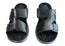 Pegada Andy Mens Leather Comfy Cushioned Slide Sandals Made In Brazil