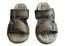 Pegada Andy Mens Leather Comfy Cushioned Slide Sandals Made In Brazil