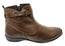 Perlatto Lane Womens Comfortable Leather Ankle Boots Made In Brazil