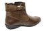 Perlatto Lane Womens Comfortable Leather Ankle Boots Made In Brazil