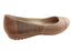 Bottero Torie Womens Comfortable Leather Flats Made In Brazil