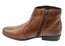 Perlatto Morgan Womens Comfortable Leather Ankle Boots Made In Brazil