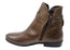 Perlatto Penny Womens Comfortable Leather Ankle Boots Made In Brazil