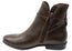 Perlatto Penny Womens Comfortable Leather Ankle Boots Made In Brazil