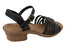 New Face Arla Womens Brazilian Comfortable Leather Low Heel Sandals