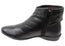 Perlatto Lotty Womens Comfortable Leather Ankle Boots Made In Brazil