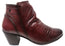 Perlatto Brooke Womens Comfortable Leather Ankle Boots Made In Brazil