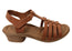 New Face Jaslyn Womens Brazilian Comfortable Leather Low Heel Sandals