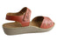 Comfortshoeco Meredith Womens Cushioned Comfortable Leather Sandals