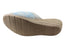 Comfortflex Hilda Womens Comfort Wedge Slides Sandals Made In Brazil