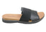 Usaflex Deja Womens Comfort Leather Slides Sandals Made In Brazil