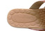 Usaflex Crescent Womens Comfort Leather Slides Sandals Made In Brazil