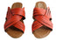 Orcade Carly Womens Comfortable Leather Slides Sandals Made In Brazil