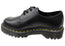 Dr Martens 1461 Bex Black Smooth Lace Up Comfortable Unisex Shoes