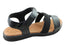 Usaflex Arwen Womens Comfortable Leather Sandals Made In Brazil