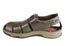 Pegada Kent Mens Leather Comfortable Cushioned Sandals Made In Brazil