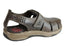 Pegada Kent Mens Leather Comfortable Cushioned Sandals Made In Brazil