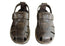 Pegada Kent Mens Leather Comfortable Cushioned Sandals Made In Brazil