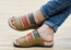 New Face Serenity Womens Comfort Leather Slides Sandals Made In Brazil