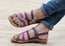 New Face Estella Womens Comfortable Leather Sandals Made In Brazil