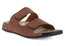 ECCO Mens Comfortable Leather 2nd Cozmo Slides Sandals