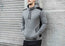 Caterpillar Mens Comfortable Versatile Logo Panel Hooded Sweat Shirt